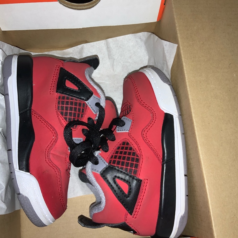 Cute—Jordan Shoes for Babies Size 6.C/Color Red